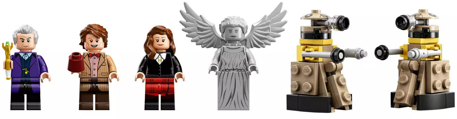 LEGO Ideas 21304 Doctor Who, Minifiguren