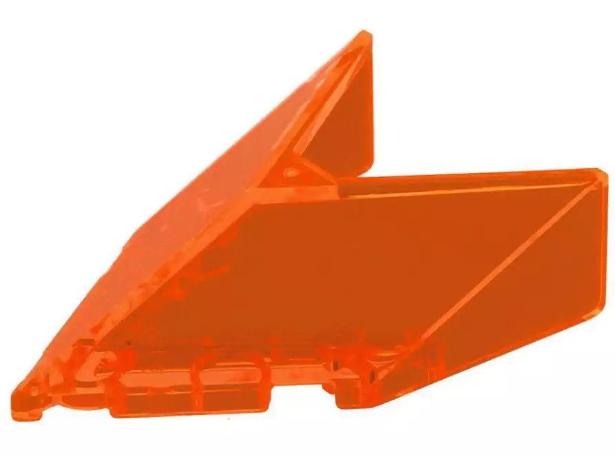 LEGO Cockpit 22483 Windschutzscheibe spitz 6x4x1 1/3, transparent-neonorange