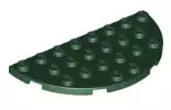 LEGO Sonderplatten 22888 Platte Halbkreis 4x8, dunkelgrün