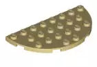 LEGO Sonderplatten 22888 Platte Halbkreis 4x8, beige