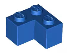 LEGO Steine 2357 Eckstein 2x2, blau