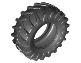LEGO Räder und Reifen 23798 Traktorreifen 107 x 44R, schwarz