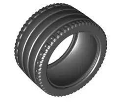 LEGO Räder und Reifen 23799 Reifen 81,6  x 44mm ZR, schwarz