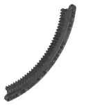 LEGO Technic 24121 Zahnstange Viertelkreis 11x11, schwarz