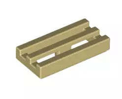 LEGO Fliesen 2412b Fliese Grill 1x2, beige