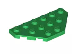 LEGO Sonderplatten 2419 Platte 3x6 mit 2 abgeschrägten Ecken, grün