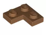 LEGO Platten 2420 Eckplatte 2x2, mitteldunkel fleischfarben