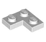 LEGO Platten 2420 Eckplatte 2x2, weiß