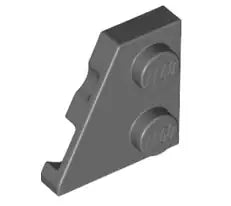 LEGO Sonderplatten 24299 Keilplatte 2x2 Links, dunkelgrau