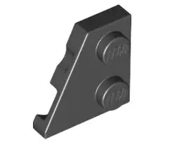 LEGO Sonderplatten 24299 Keilplatte 2x2 Links, schwarz