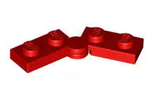 LEGO Gelenke 2429c01 Gelenkplatte 1x4, rot