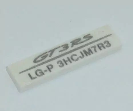 LEGO Fliesen 2431pb429 Fliese 1x4, weiß mit Porsche 911 GT3 RS Seriennummer: LG-P 3HCJM7R3