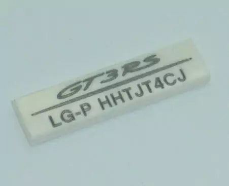 LEGO Fliesen 2431pb429 Fliese 1x4, weiß mit Porsche 911 GT3 RS Seriennummer: LG-P HHTJT4CJ