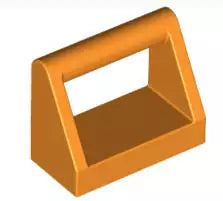 LEGO Fliesen 2432 Fliese 1x2 mit Bügel, orange