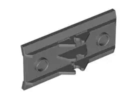 LEGO Gelenke 2440 Scharnierplatte 6x3, dunkelgrau