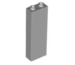 LEGO Steine 2454 Stein 2x1x5, hellgrau