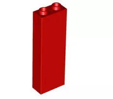 LEGO Steine 2454 Stein 2x1x5, rot