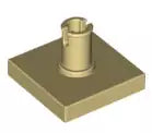 LEGO Fliesen 2460 Fliese 2x2 mit Pin, beige