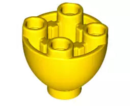 LEGO Sondersteine 24947 Kuppelstein 2x2 invers, gelb