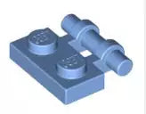 LEGO Gelenke 2540 Scharnierplatte mit Bügelstange 2x1, mittelblau