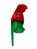 LEGO Tiere 2546p02 Papagei, grün/rot