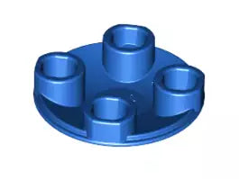 LEGO Platten 2654 Gleitschuh 2x2, blau