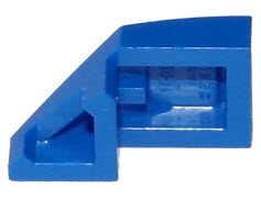 LEGO Schrägsteine 29120 Bogenstein 1x2x2/3 ohne Noppen, Links, 45° abgeschrägt, schwarz