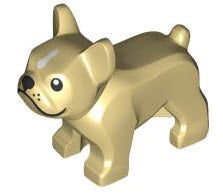 LEGO Tiere 29602pb01 Bulldogge, beige