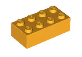 LEGO Steine 3001 Stein 2x4, knallhellorange