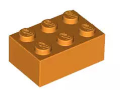 LEGO Steine 3002 Stein 2x3, orange