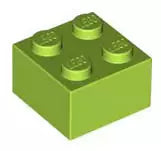 LEGO Steine 3003 Stein 2x2, lindgrün