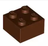 LEGO Steine 3003 Stein 2x2, rotbraun