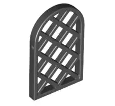 LEGO Türen und Fenster 30046 Gittereinsatz für Rahmen 1x2x2 2/3, schwarz