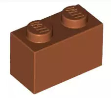 LEGO Steine 3004 Stein 2x1, hellbraun