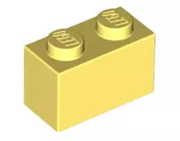LEGO Steine 3004 Stein 2x1, knallhellgelb