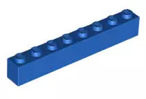 LEGO Steine 3008 Stein 1x8, blau
