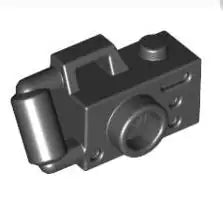 LEGO Minifiguren Zubehör 30089b Kamera, schwarz