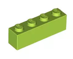 LEGO Steine 3010 Stein 1x4, lindgrün