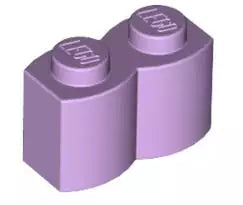 LEGO Sondersteine 30136 Palisandenstein 1x2, lavendel