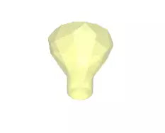 LEGO Gestein 30153 Edelstein mit 24 Facetten, transparent-neongrün