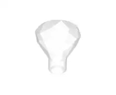 LEGO Gestein 30153 Edelstein mit 24 Facetten, transparent-klar