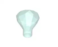 LEGO Gestein 30153 Edelstein mit 24 Facetten, transparent-hellblau