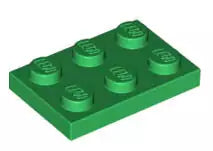 LEGO Platten 3021 Platte 2x3, grün
