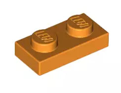 LEGO Platten 3023 Platte 1x2, orange
