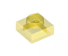 LEGO Platten 3024 Platte 1x1, transparent-gelb
