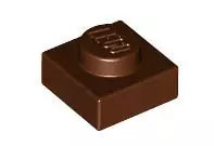 LEGO Platten 3024 Platte 1x1, rotbraun