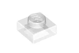 LEGO Platten 3024 Platte 1x1, transparent-klar