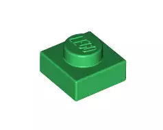 LEGO Platten 3024 Platte 1x1, grün