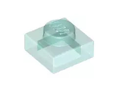 LEGO Platten 3024 Platte 1x1, transparent-hellblau