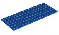 LEGO Platten 3027 Platte 6x16, blau